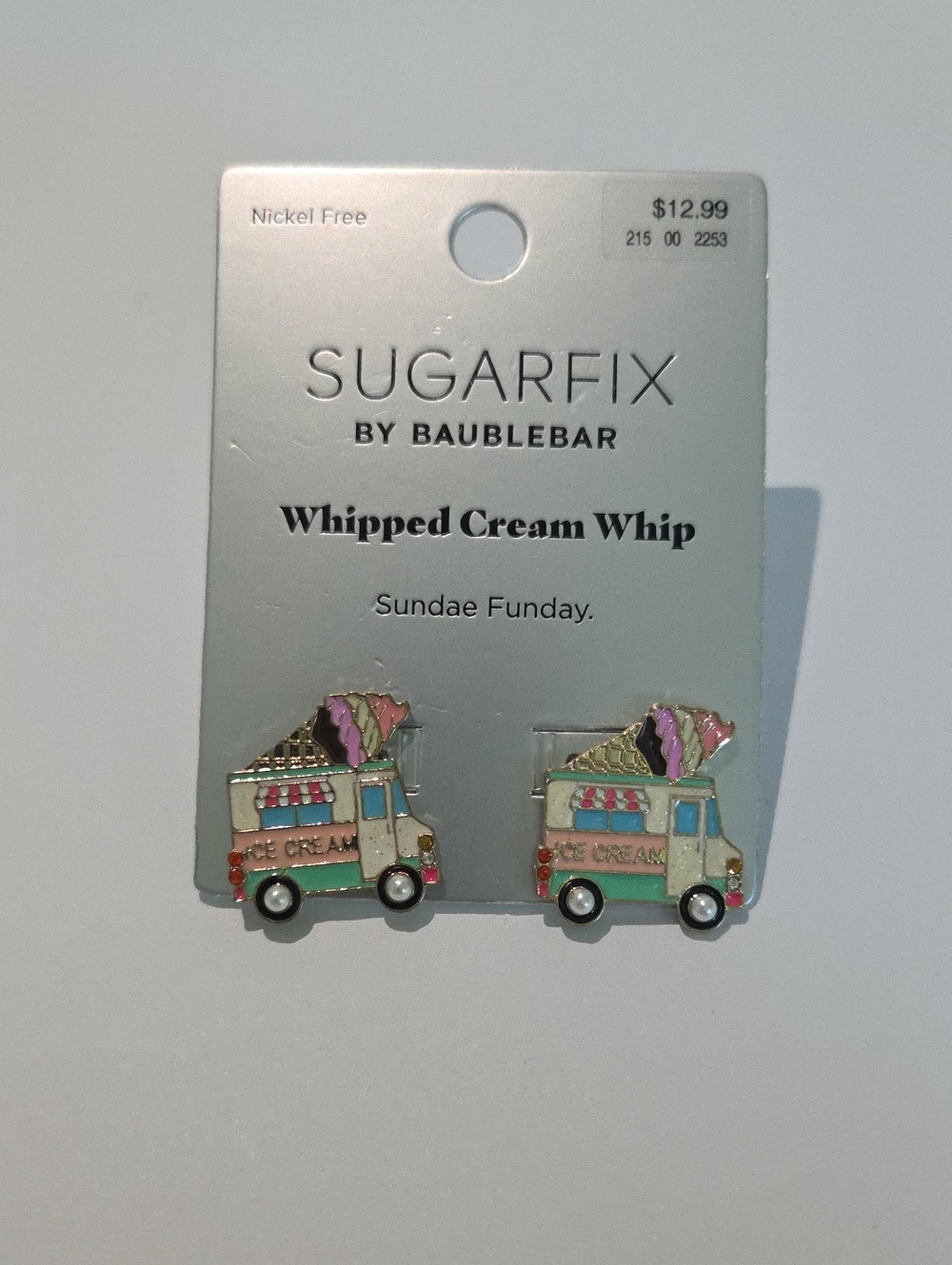 Ice Cream Truck Stud Earrings
